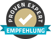 Link zu den Bewertungen der Helfen Pfoten auf Proven Expert.