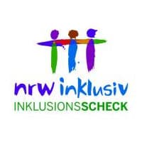 Link zum Inklusionscheck NRW über über deren Logo