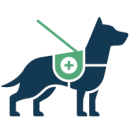Icon eines Assistenzhundes.